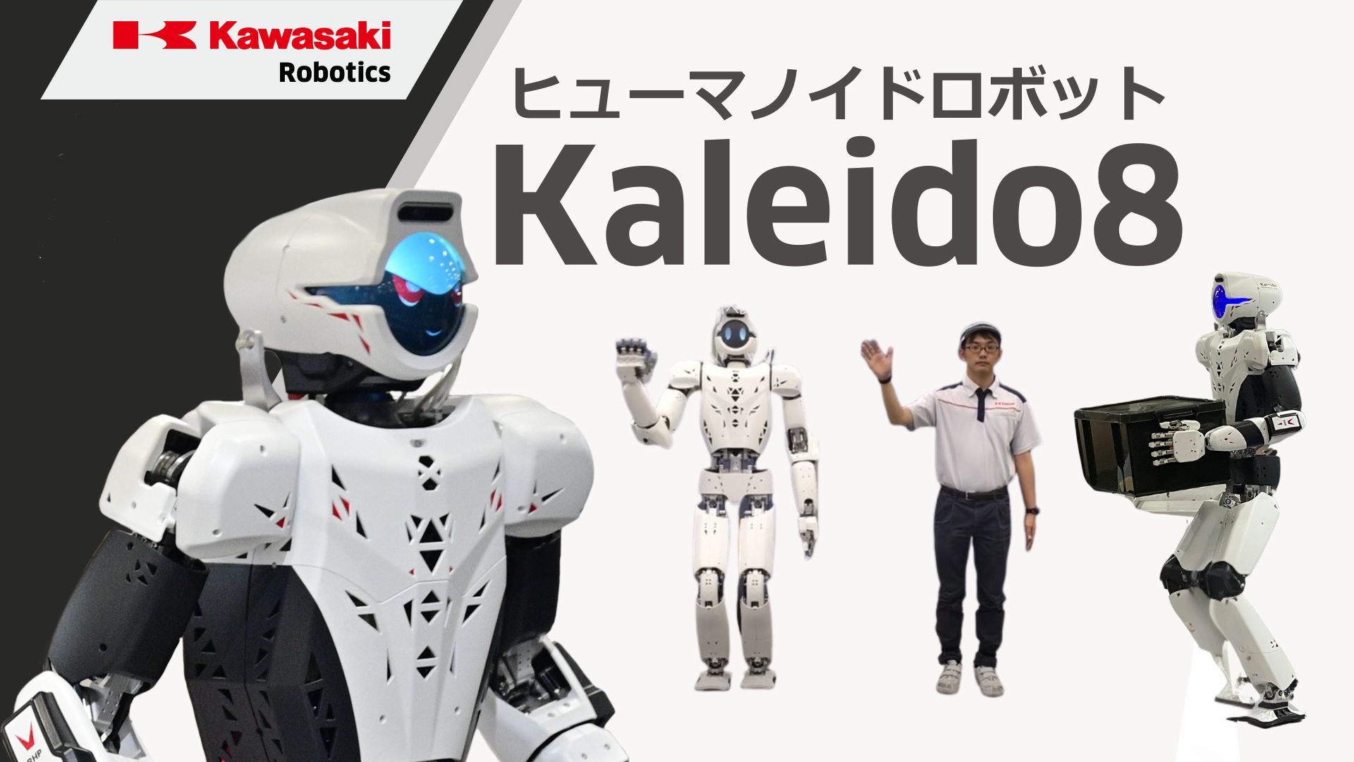 人とロボットが共生する社会」ヒューマノイドロボット