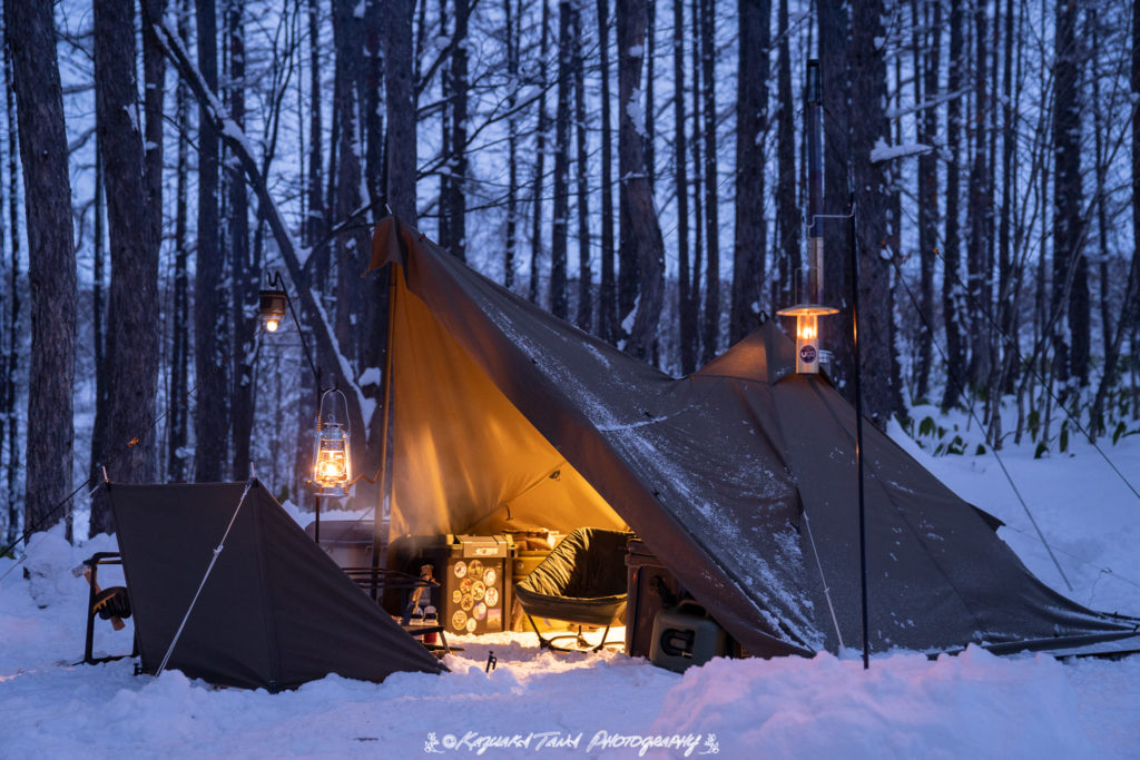 BUNDOK(バンドック)ソロティピー1TC フロントフラップの二股化