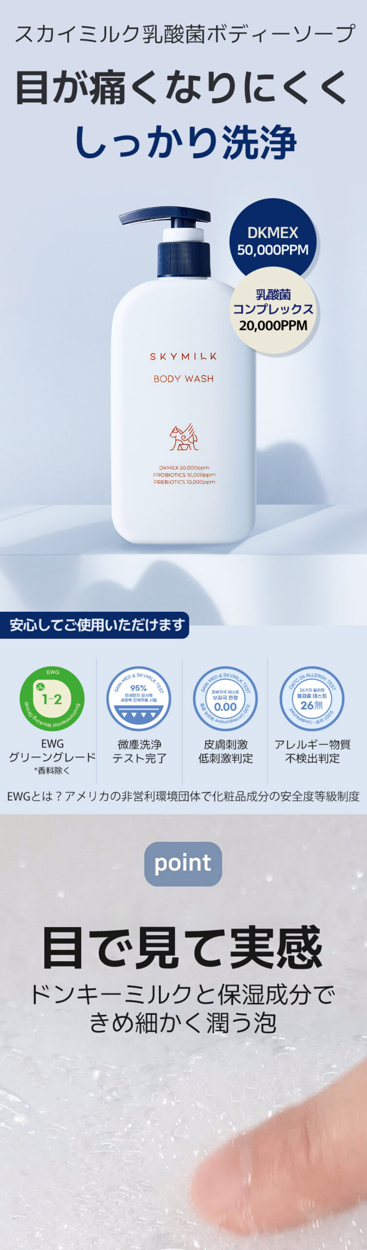 K-BEAUTY ON | SKYMILK 乳酸菌 ボディウォッシュ