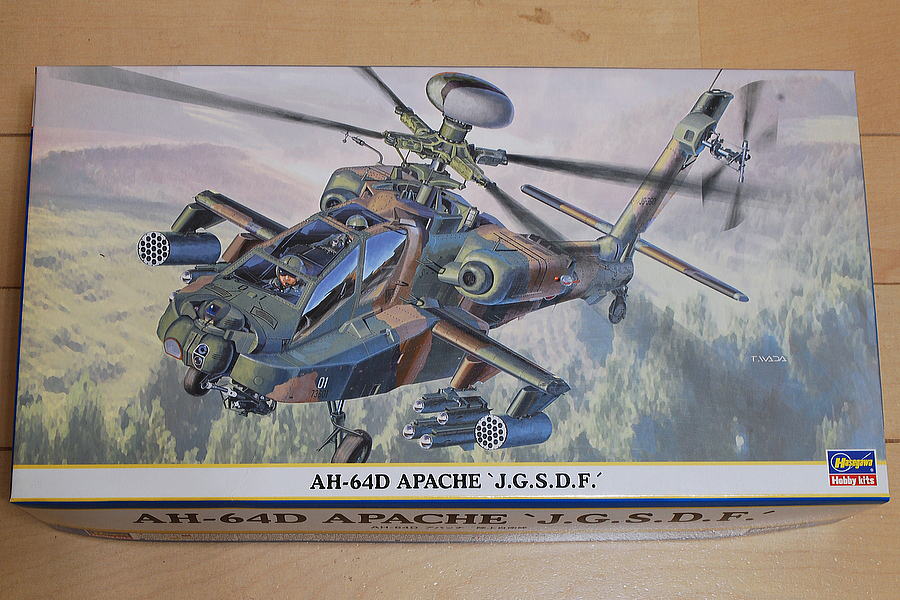 アパッチ AH-64D 陸上自衛隊攻撃ヘリコプター ハセガワ 1/48 組立と