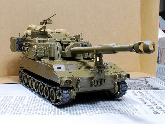 M109A6 パラディン アメリカ軍自走砲 イタレリ 1/35 組立と塗装・製作