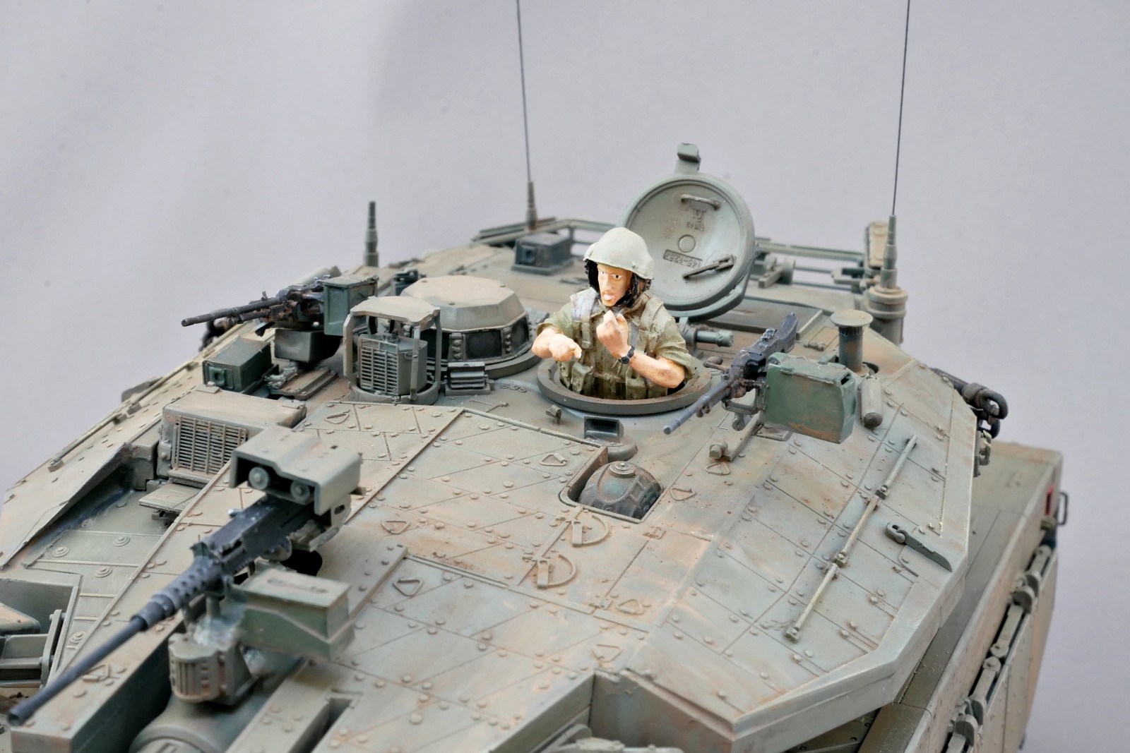 イスラエル国防軍 メルカバMk.3D 後期型 LIC メンモデル モンモデル 1