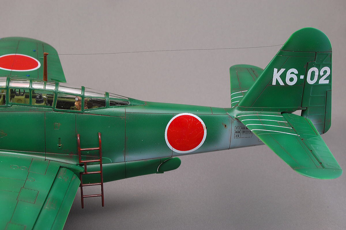 晴嵐 愛知M6A1 大日本帝国海軍特殊攻撃機 タミヤ 1/48 組立と塗装