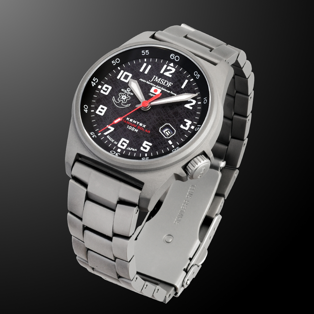 JSDFチタンソーラー 海自モデル メタルベルト仕様 [S815M-06]