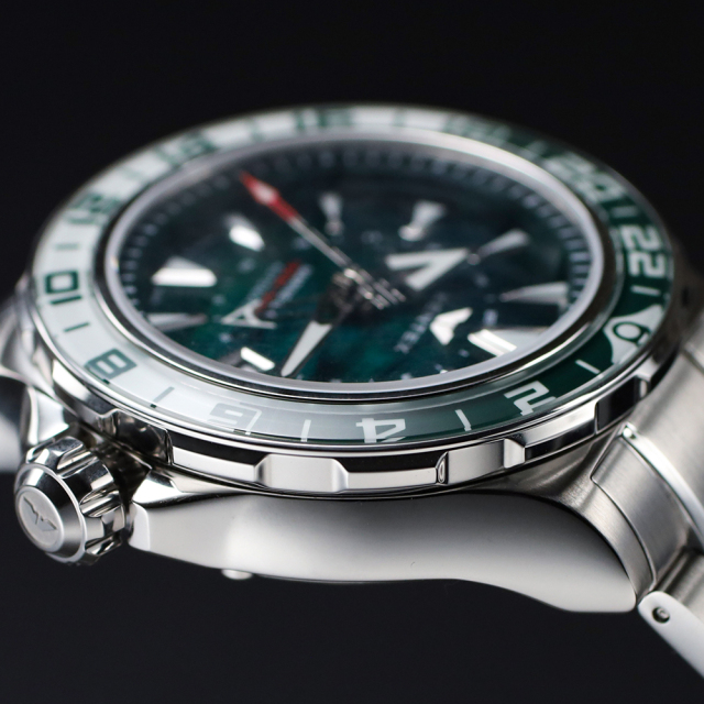 限定188本】KENTEX マリンGMT グリーンMOP／ MARINE GMT Green-MOP