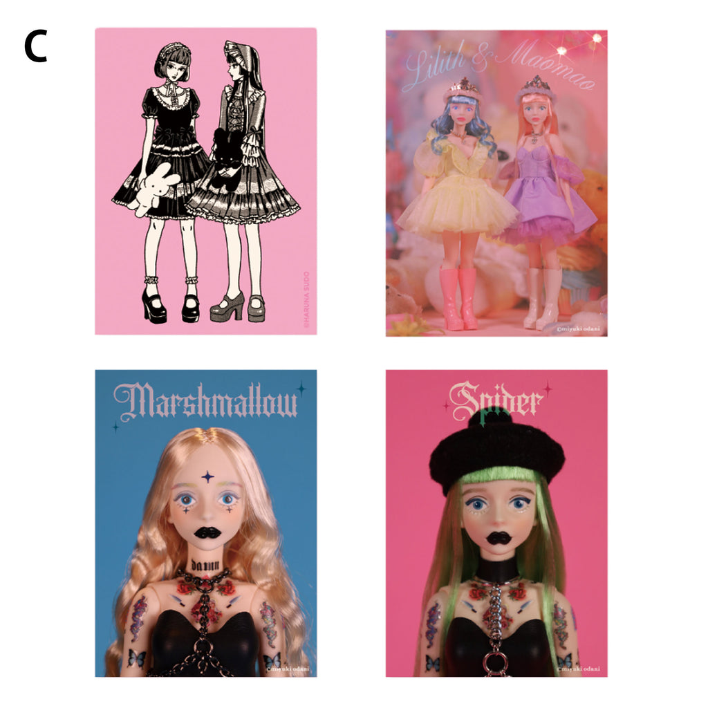 オダニミユキ×須藤はる奈「ステッカーセットC」