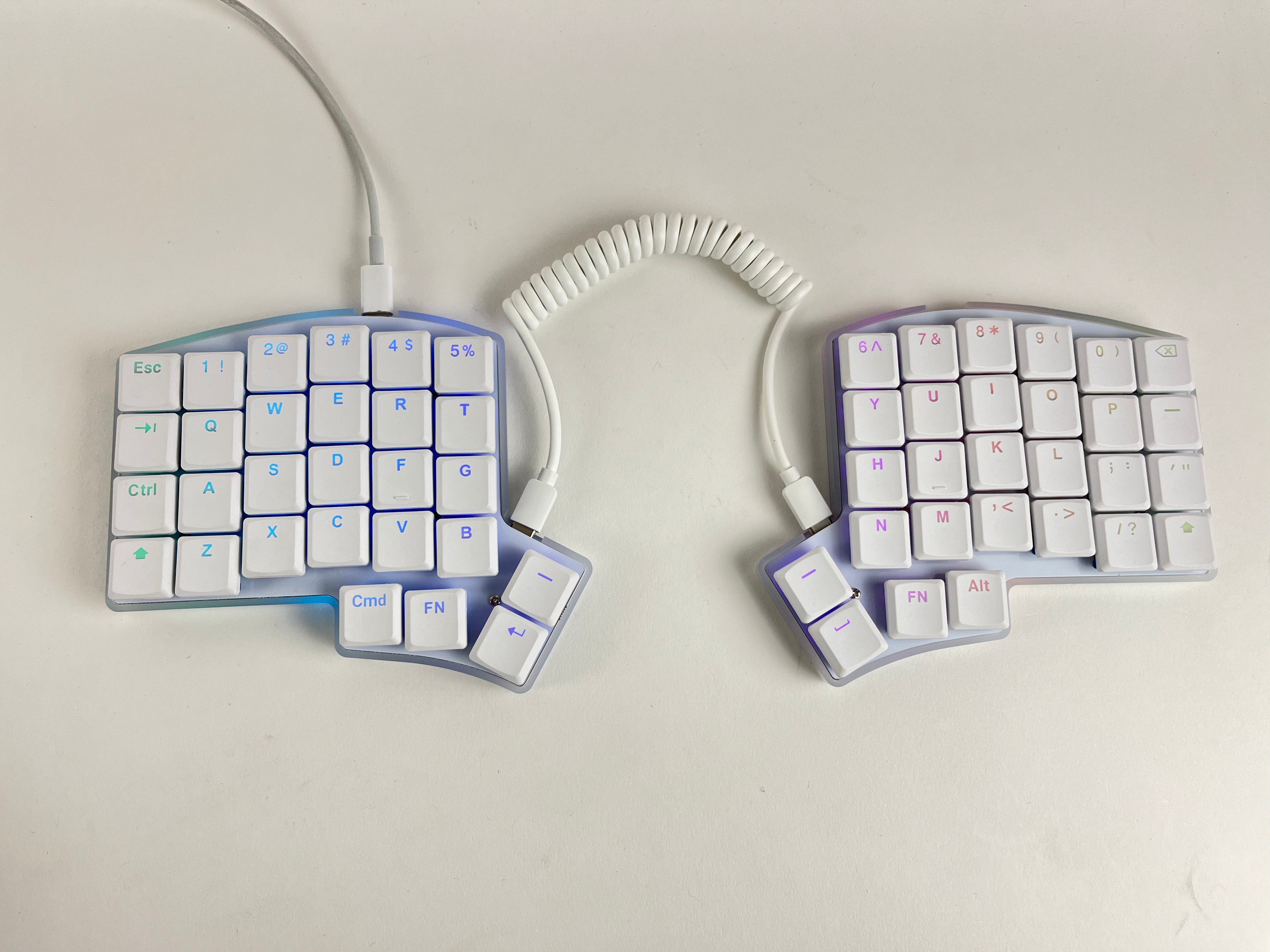 Keebio Iris LM low profile 分割キーボード