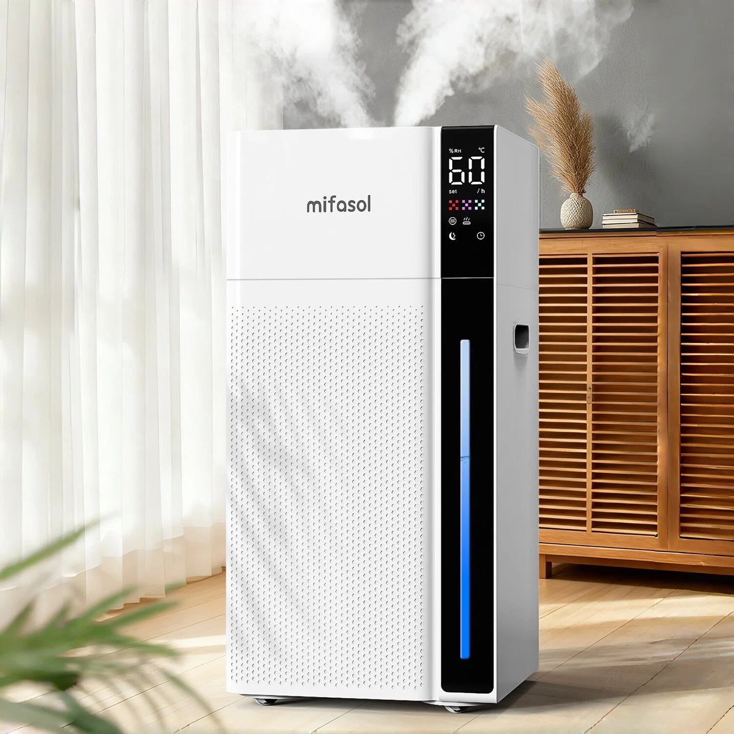 加湿器 ハイブリッド式 スチーム式 大容量20L 業務用 加熱式 +超音波式