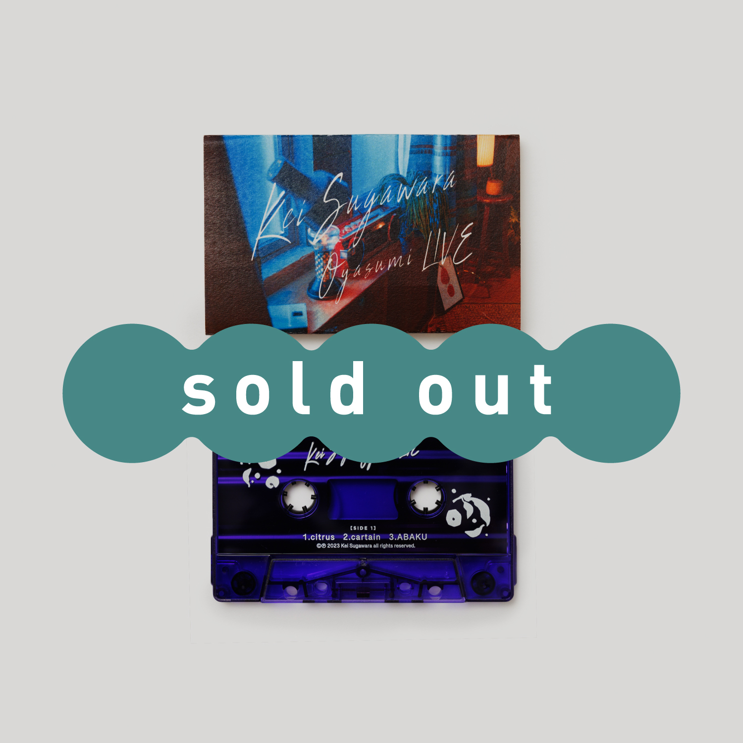 おやすみ Live” Cassette | Kei Sugawara STORE | 菅原圭 Official Site