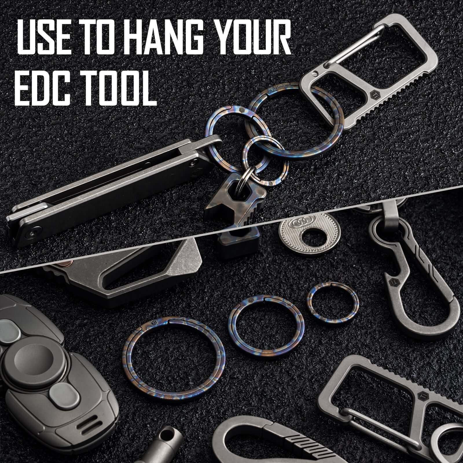 KeyUnity KA02HF TITANIUM KEY RING SET