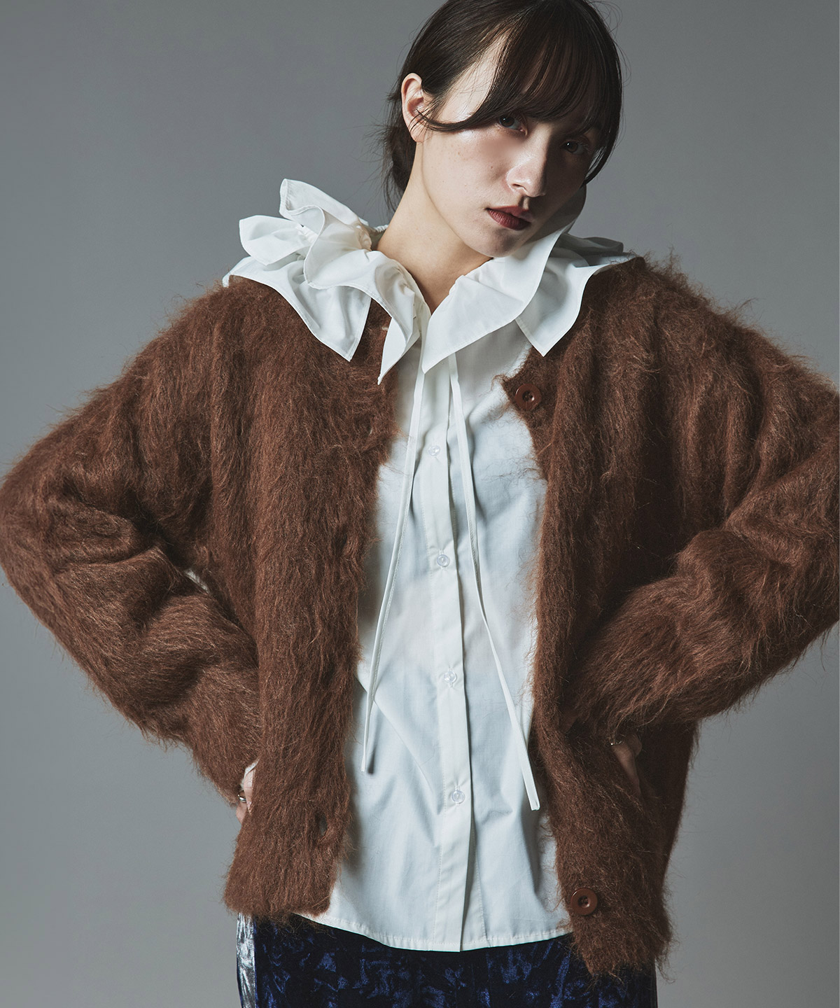 予約販売】モヘアシャギーニットカーディガン 全4色 | トップス