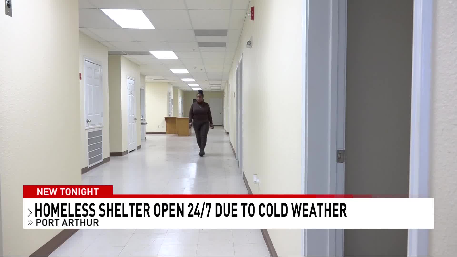 Port Arthur shelter opens doors 24/7 to protect homeless from