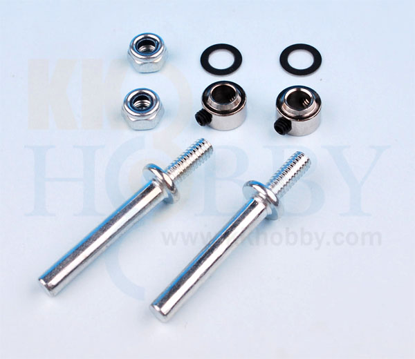 KK HOBBY 】 ホイールシャフトセット D4xL36mm(M4) タイヤ ホイール