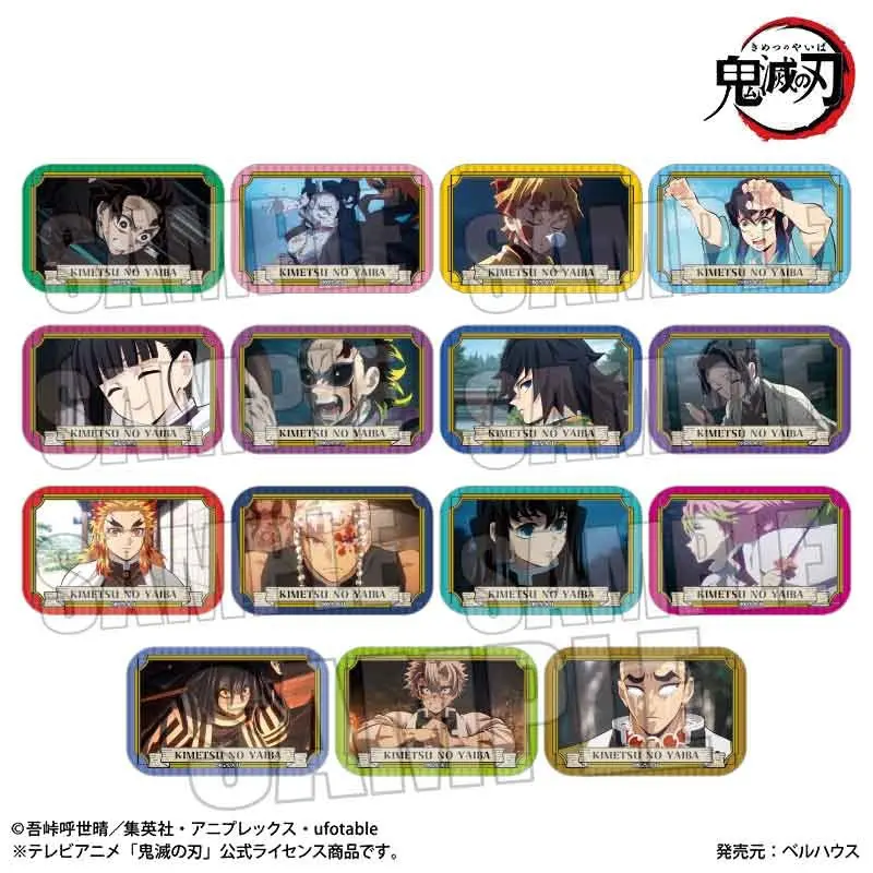 アニメ「鬼滅の刃」トレーディングスクエア缶バッジ【2025年7月発売】