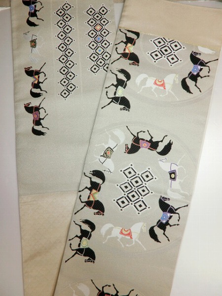 伊勢型小紋 重要無形文化財伊勢型紙人間国宝南部芳松彫刻 瓢箪に駒大