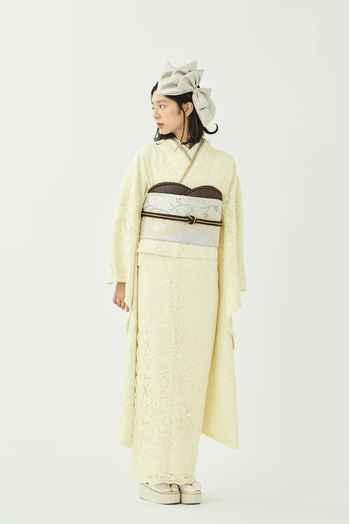 袋帯／亀甲金華紋／生成り | 振袖レンタル·購入や成人式の着付けは