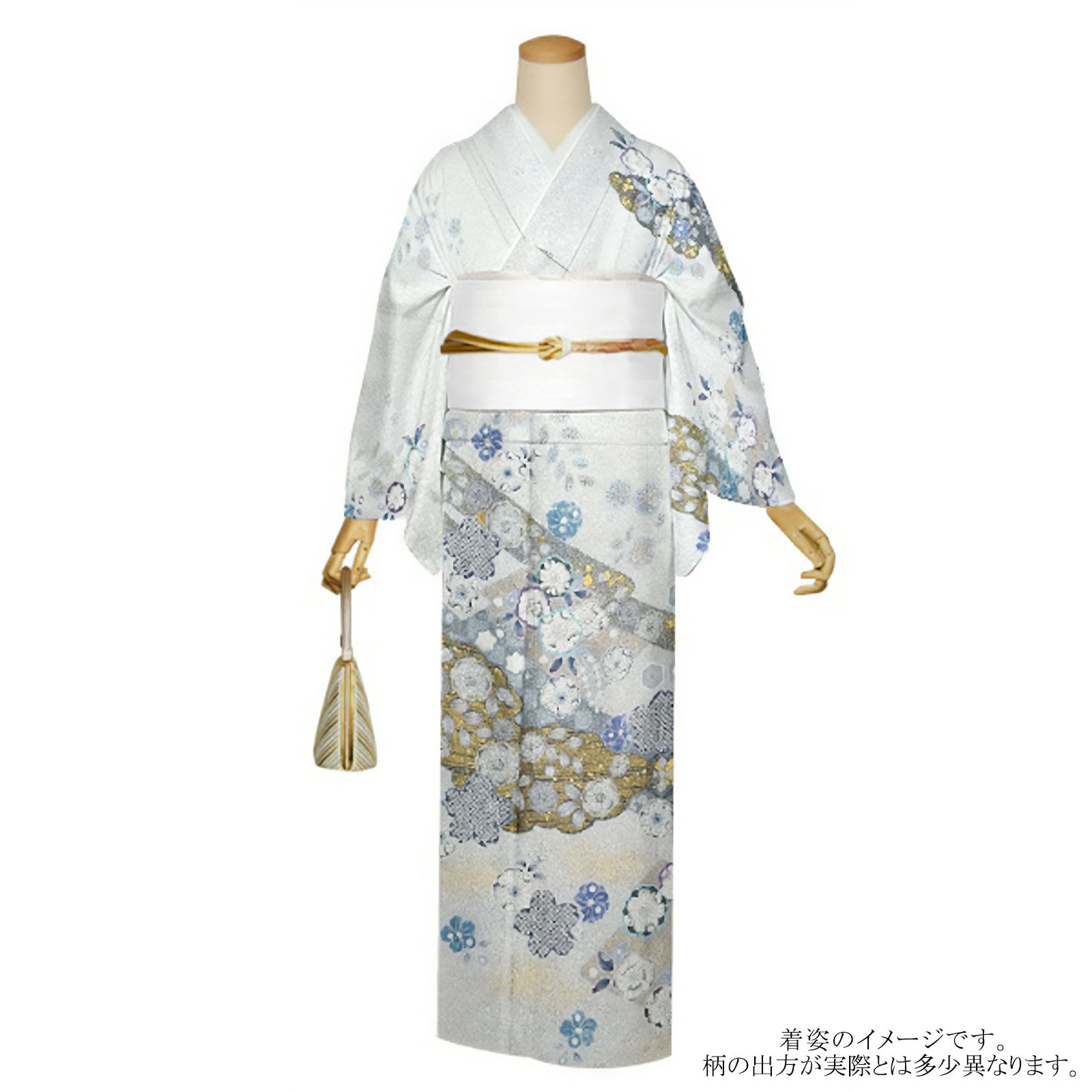 nico212さま専用】訪問着 辻が花 唐織 薄秘色 入学式 卒業式 訪問着