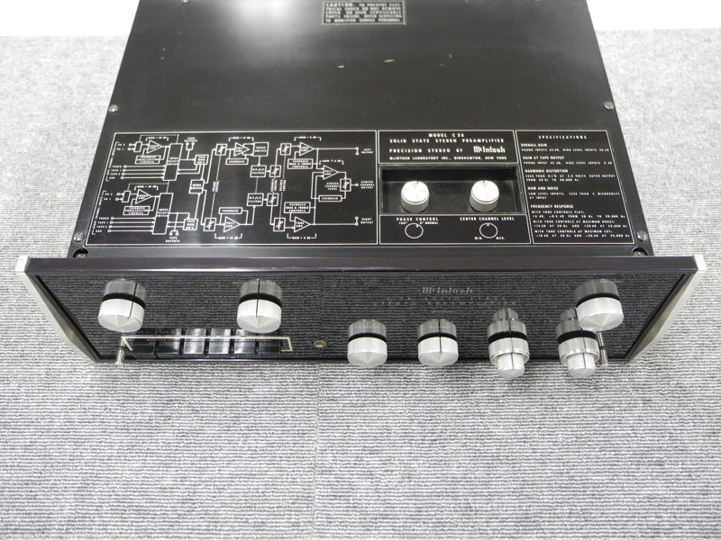 McIntosh C26 アンプ 本体 mcintosh C26 McIntosh C26 アンプ 本体