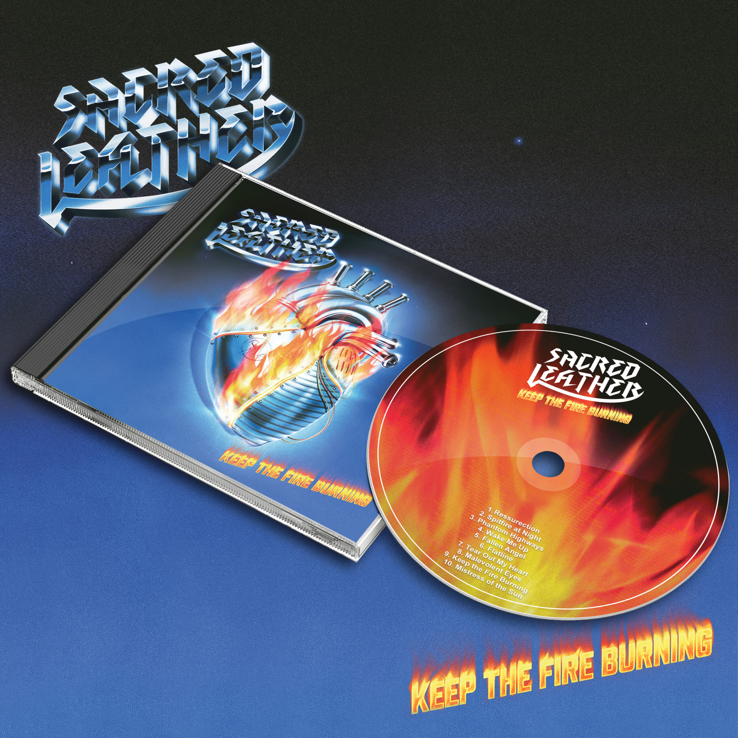 Sacred Leather – Keep The Fire Burning CD [PRE-ORDER] – King