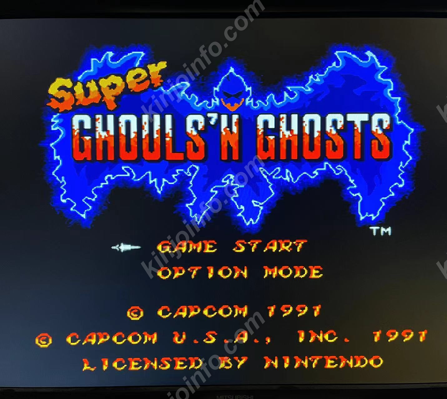 Super Ghouls'n Ghosts（超魔界村）【中古美品・完品・SNES北米版