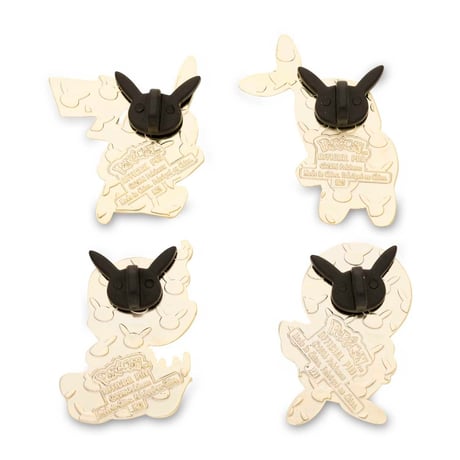 ポケモンセンター限定 ピカチュウ・ナエトル・ヒコザル・ポッチャマ ピン