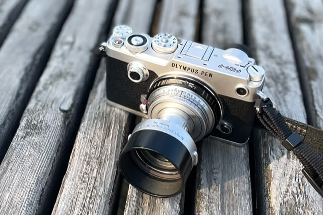 マイクロフォーサーズPEN-Fで、換算エルマー100にする。｜記憶カメラ