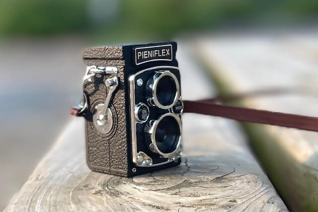 二眼レフの姿をしたコンデジ〈PIENIFLEX〉の試し撮りがなかなか楽しい