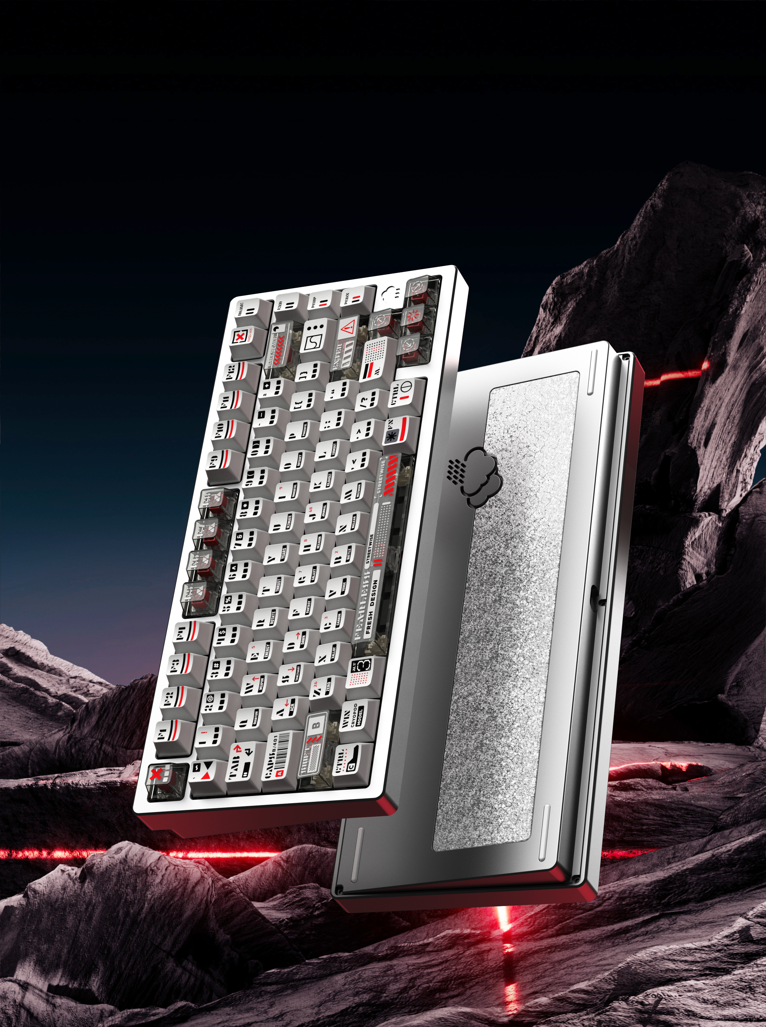 WOBKEY Rainy 75 RT (TTC KOM RGB Switch) [Gaming Keyboard]