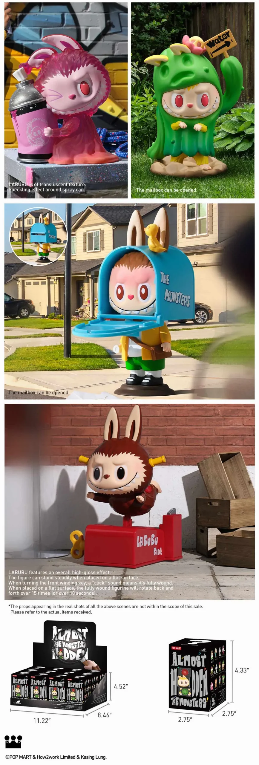 POPMART: LABUBU- THE MONSTERS (ALMOST HIDDEN SERIES) - Kidztopia