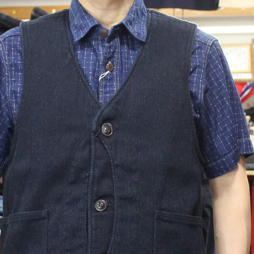 ジャパンブルージーンズ刺し子アーバンベスト