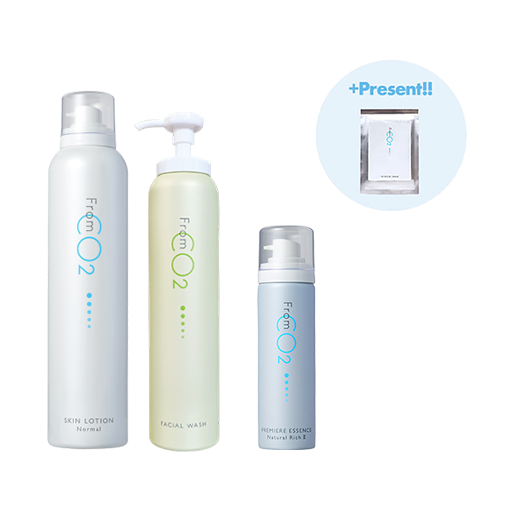 fromCO2〈フロムシーオーツー〉高濃度炭酸スキンケア化粧品・公式