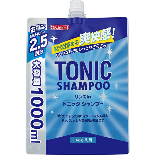 K-select】リンスイントニックシャンプー詰替1L | キリン堂通販SHOP