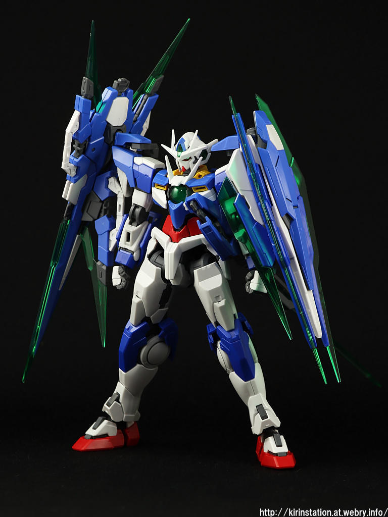 RG ダブルオークアンタ フルセイバー 素組みレビュー: KirinStation