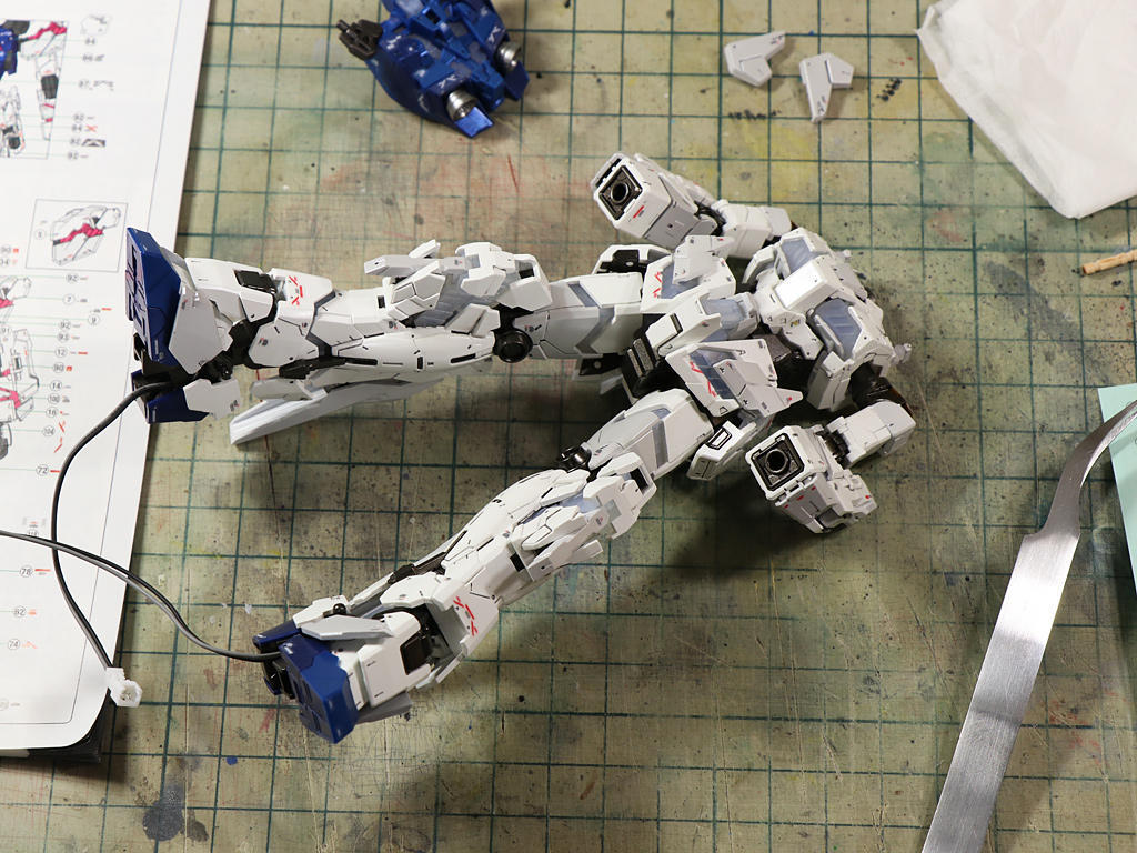 RG ユニコーンガンダム Ver.TWC [LIGHTING MODEL] 製作（5