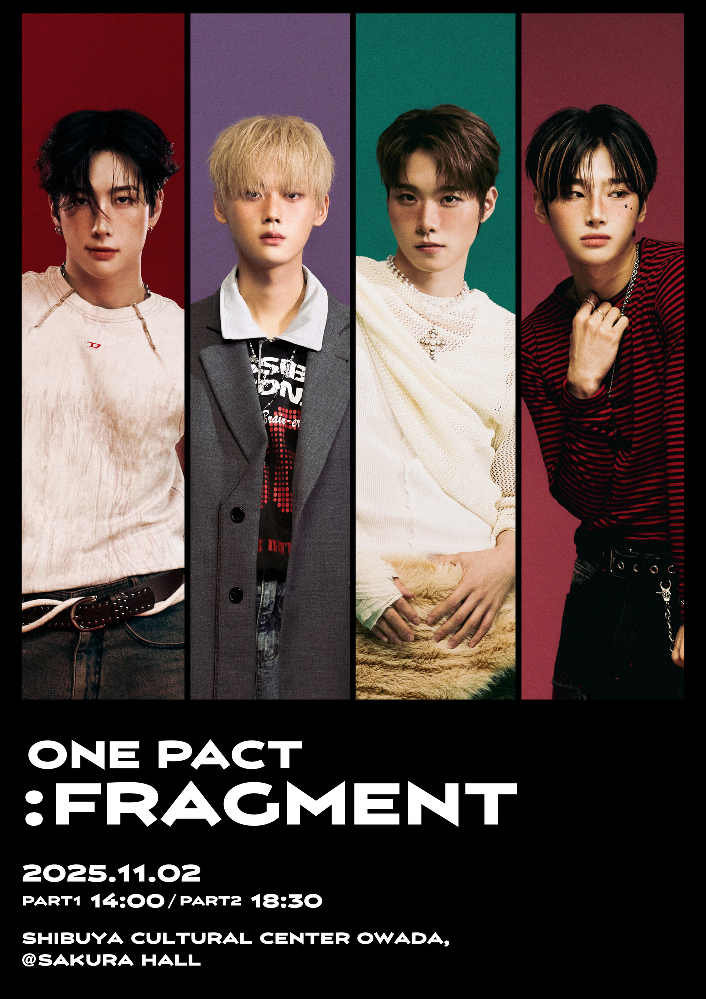ONE PACT】2025 ONE PACT HALL LIVE [ONE PACT : FRAGMENT]開催