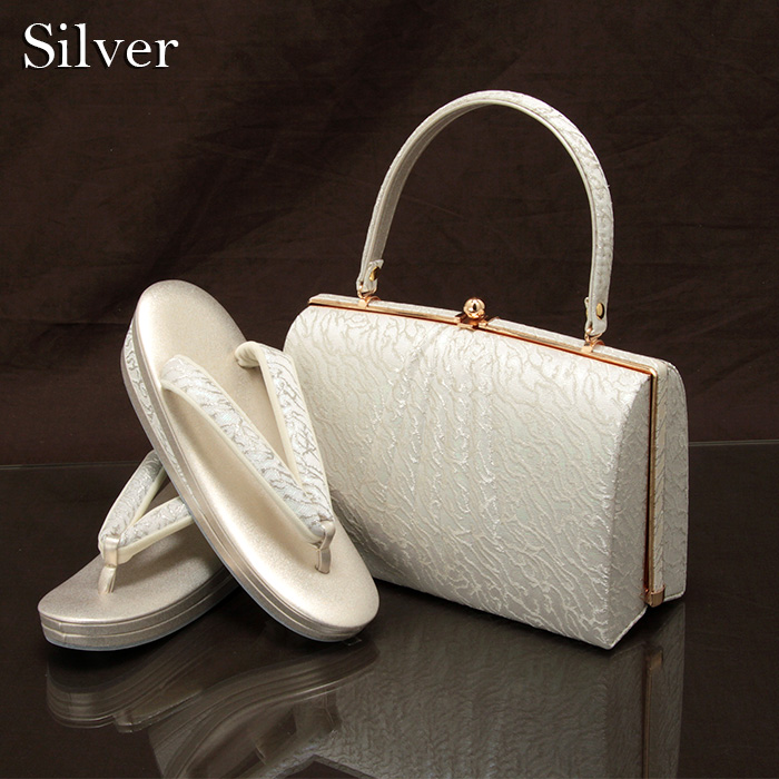 草履バッグセット 留袖用 訪問着用 ＜ローブデコルテ＞ Sサイズ M