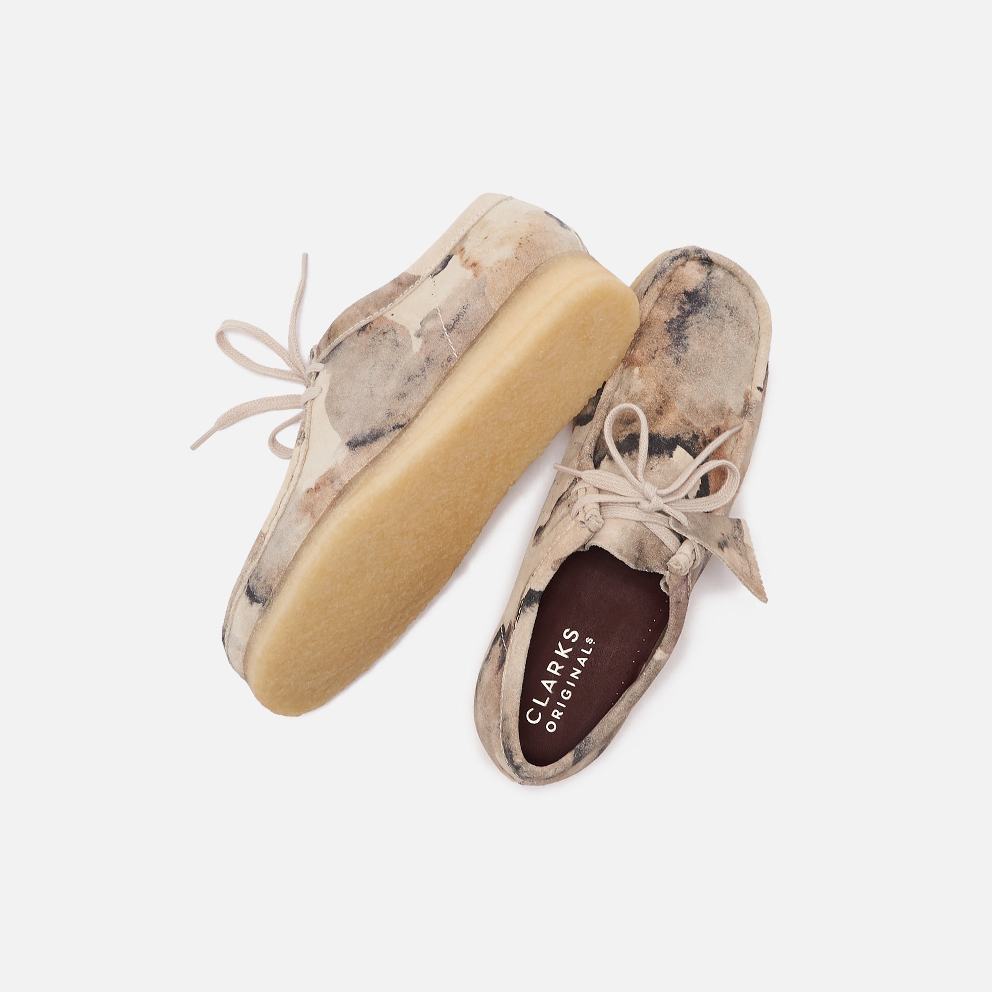 Clarks Wallabee - Off White / Camo – Kith