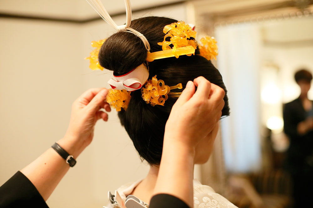 地毛で結上げる日本髪 | 着付け師 杉山幸恵［公式］BLOG.