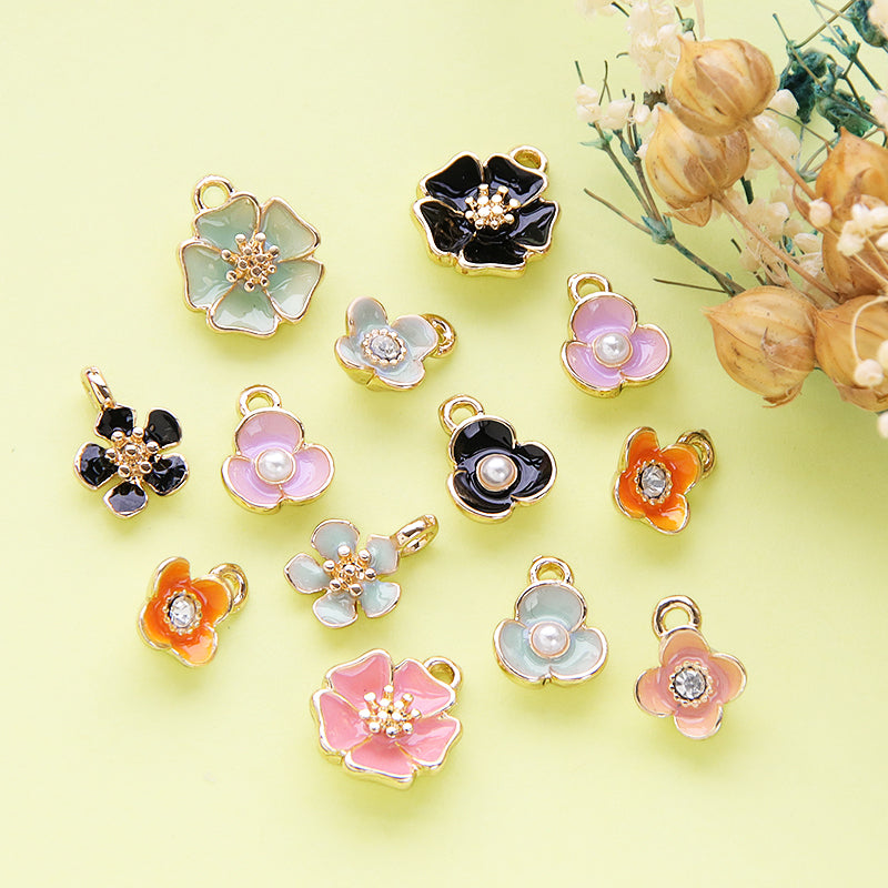 チャームフラワー ロサ エポ付 ピンク/G – 貴和製作所オンラインストア