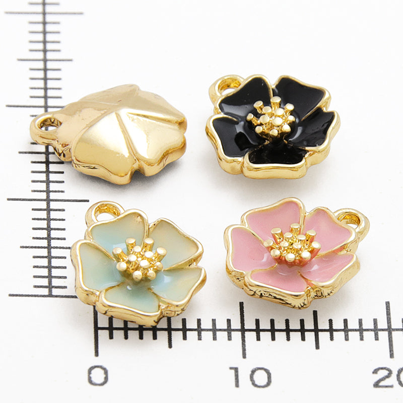 チャームフラワー ロサ エポ付 ミントグリーン/G – 貴和製作所