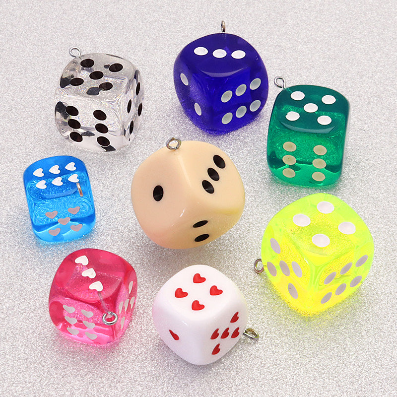 ドイツ製アクリル ダイス ラウンド 1カン クリスタル/ブラック – 貴和