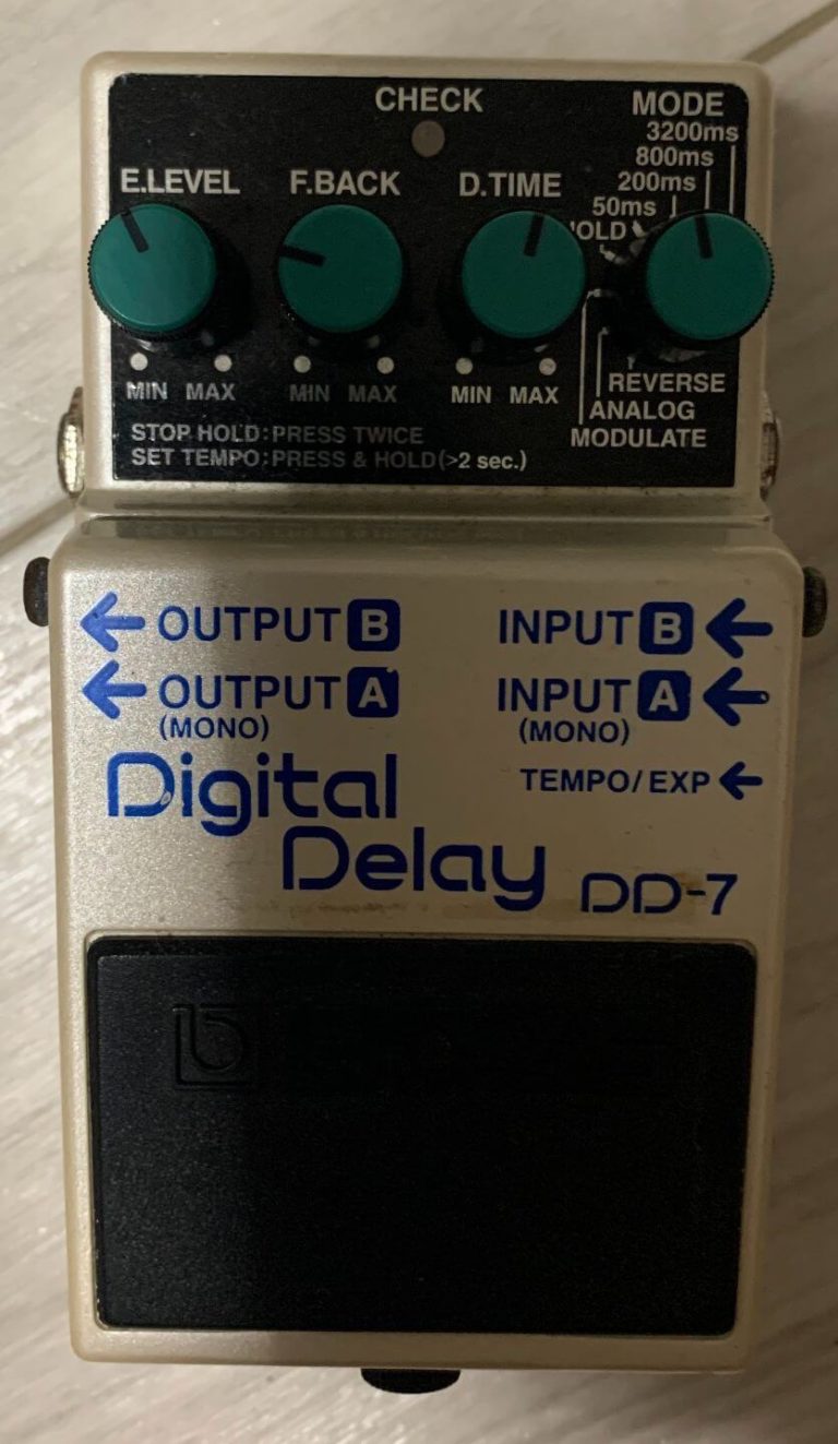 定番ディレイ】BOSS Digital Delay DD-7 レビュー│機材沼へラストダイブ