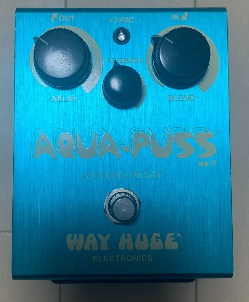 透明感のあるディレイ】WAY HUGE AQUA-PUSS MkII レビュー│機材沼へ