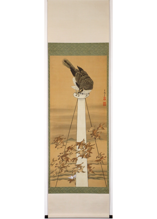 ☆古美術！ 小野雲鵬 松鷹図 ☆古美術！ 小野雲鵬 松鷹図 - メルカリ