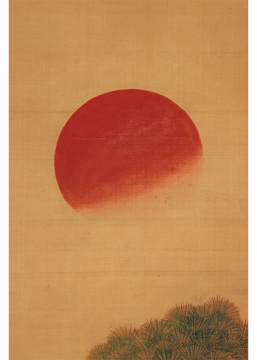 土佐光孚 日月図 双幅 | 古美術瀬戸