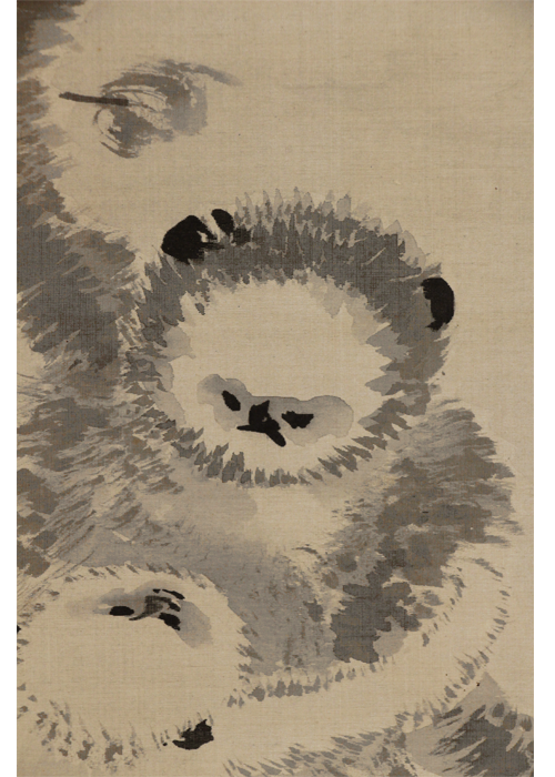 喜多武清 猿猴図 | 古美術瀬戸