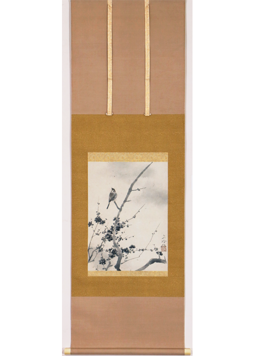 榊原紫峰 紅梅小禽 | 古美術瀬戸