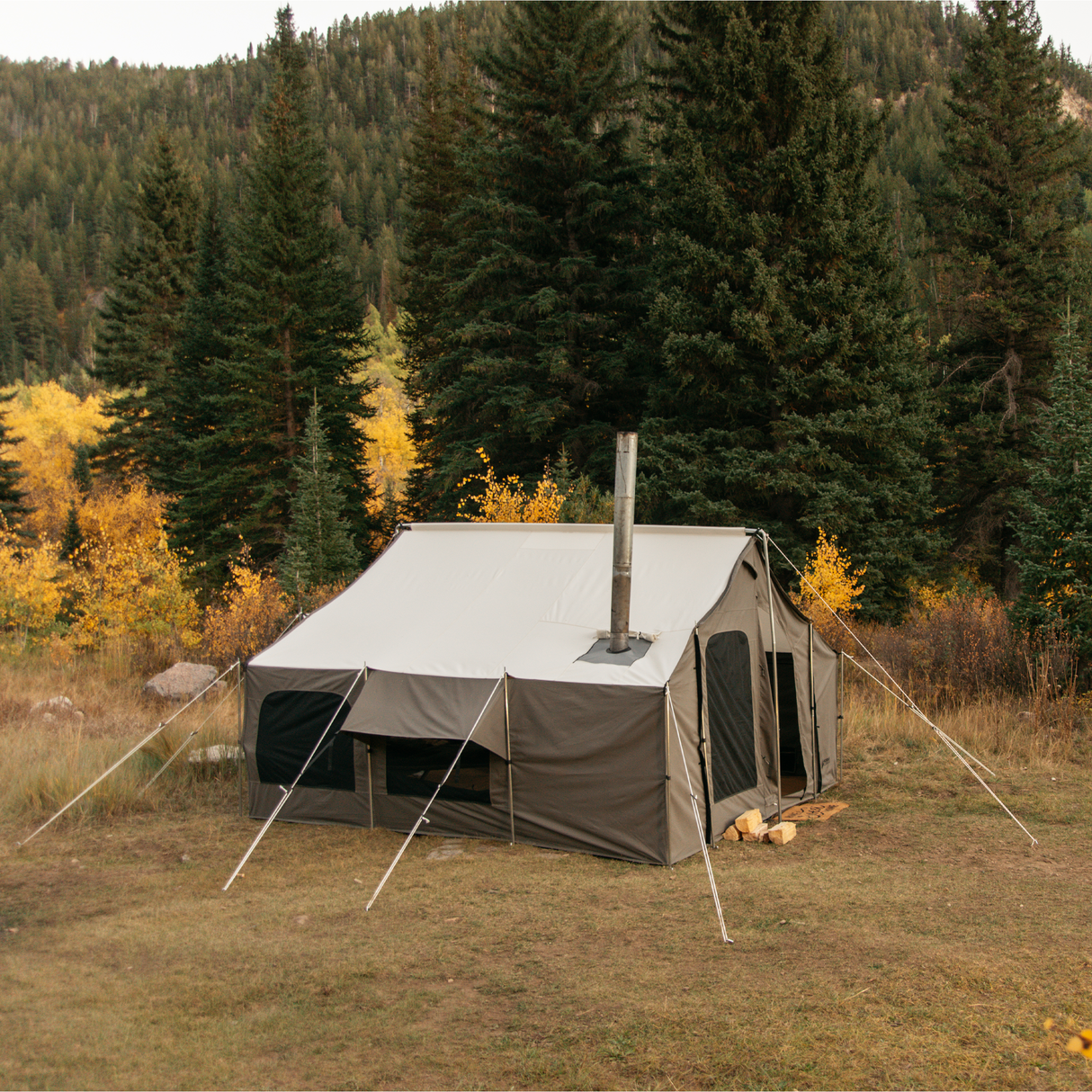 Kodiak Canvas 12x12 Cabin Lodge Tent SR - Stove Ready