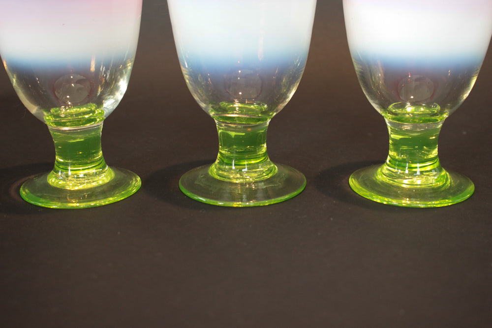 三色縁赤乳白ぼかし氷コップ Z-8 在庫1個 – 古福庵 [ KOFUKUAN