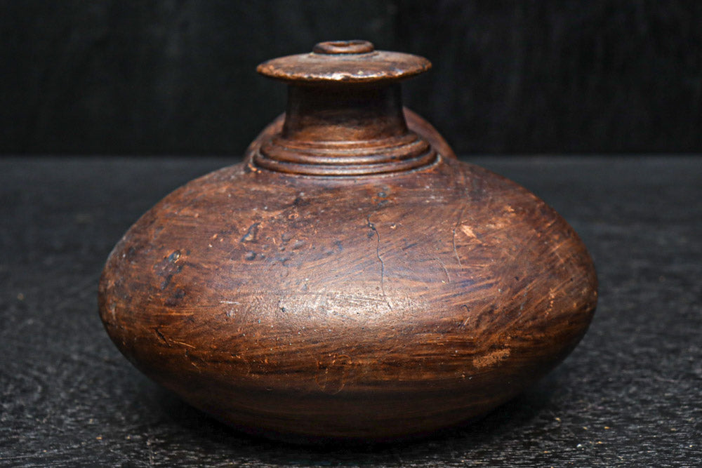 瓢箪(ひょうたん)形をした木製の一輪挿し DC8137 – 古福庵 [ KOFUKUAN